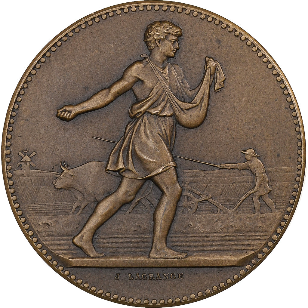 Francja, medal, Comice Agricole de l'Arrondissement de Nevers, 1904, Brązowy