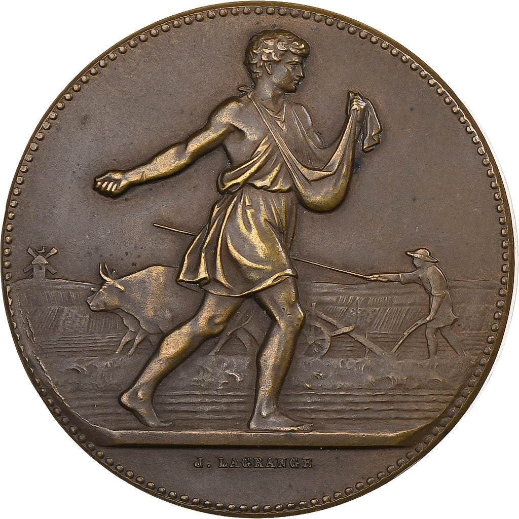 Francja, medal, Comice Agricole de l'Arrondissement de Nevers, 1919, Brązowy
