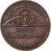 Belgia, medal, Monument national du Stalag 1A à Chaudfontaine, 1963, Miedź