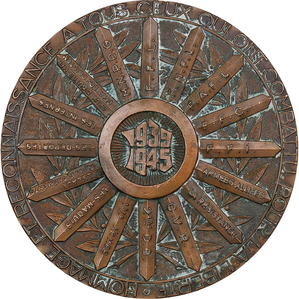 Francja, medal, Hommage et Reconnaissance aux Combattants de la Liberté, n.d.
