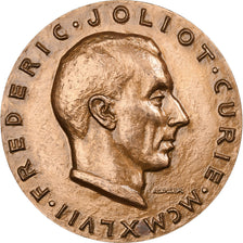 France, Medal, Frédéric Joliot-Curie, 1947, Bronze, Muller, MS(60-62)