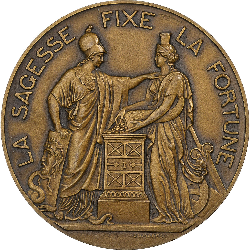 France, Médaille, La Banque de France, 1950, Bronze, SUP+, Dumarest