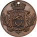 Francja, medal, Lendit Franc-Comtois, Vesoul, 1895, Miedź, AU(55-58)
