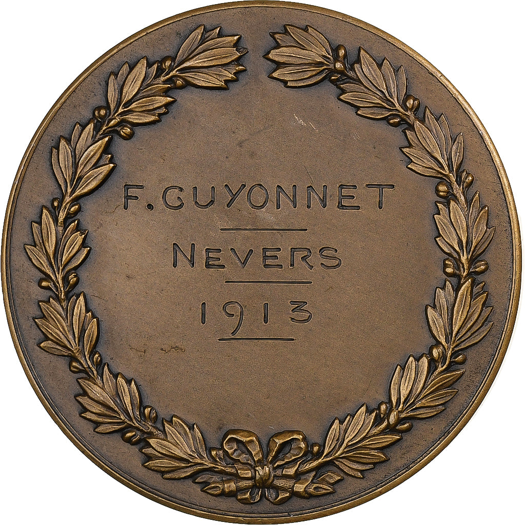 Francia, medaglia, Société Française d'Archéologie, Nevers