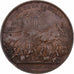 Francia, medaglia, Prise de la Bastille , Donjon de Vincennes, 1844, Rame