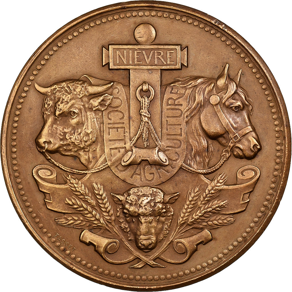 Francja, medal, Agriculture, Concours général de Nevers, Nièvre, 1899