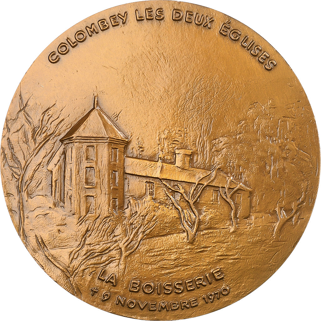 Francia, medaglia, Charles de Gaulle, Colombey-les-Deux-Églises, La Boisserie