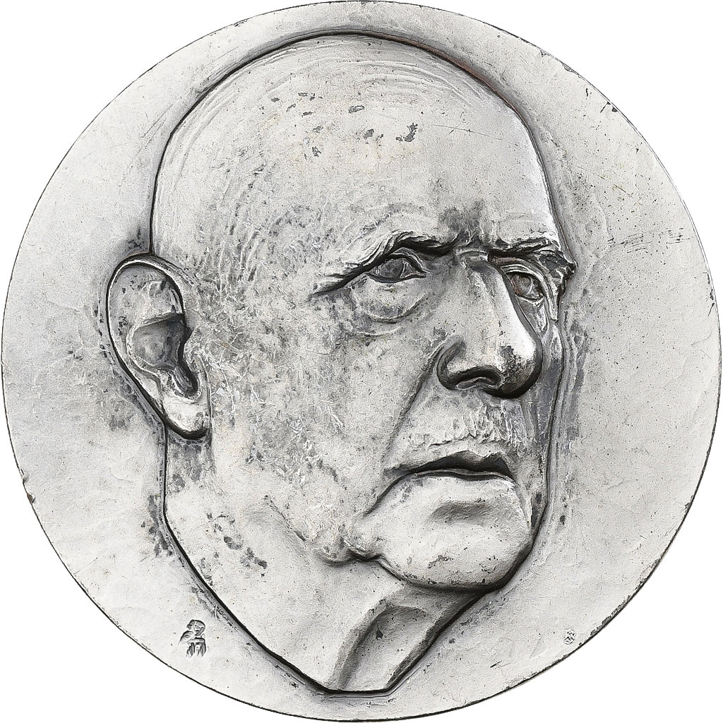 Francia, medaglia, Charles de Gaulle, n.d., Bronzo argentato, J. Balme, SPL