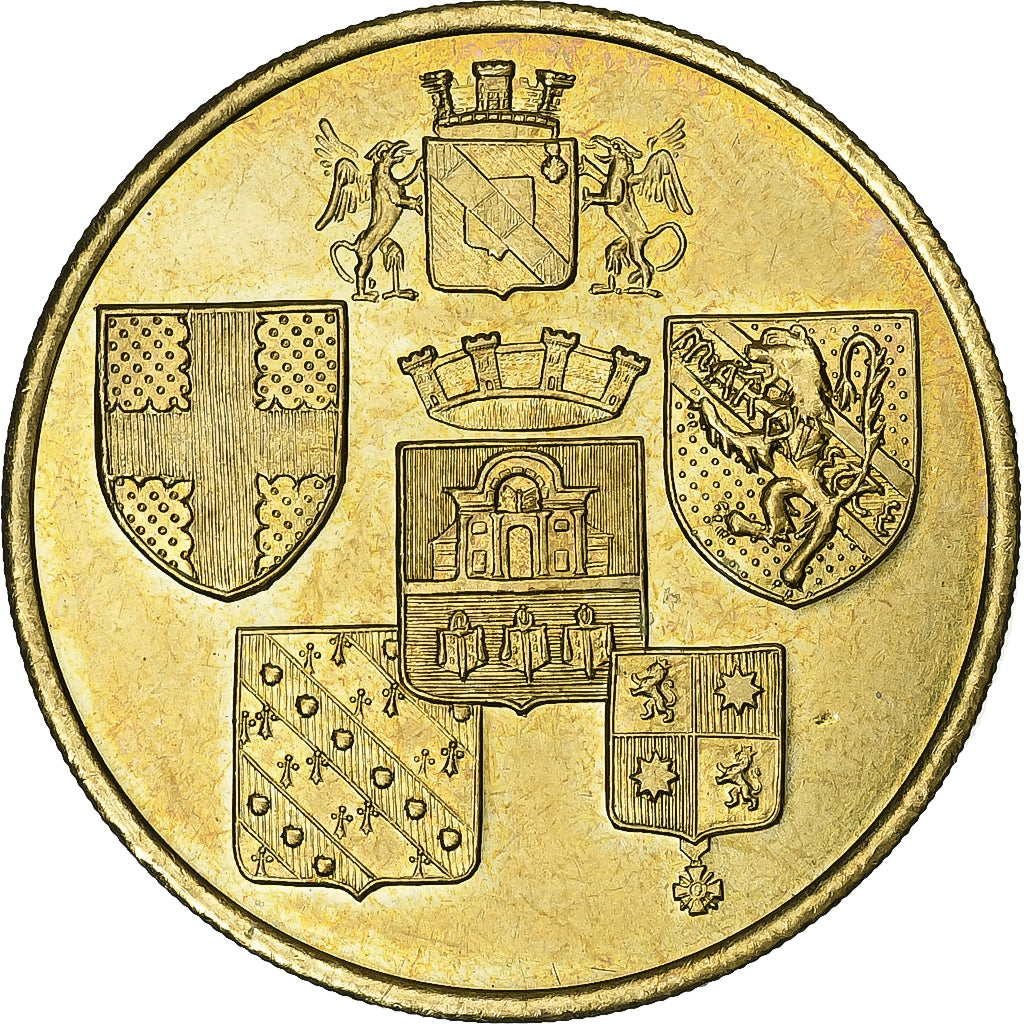 Francia, ficha, 1 Euro de l'Alliance Nord-Ouest, 1998, Ottone, SPL-