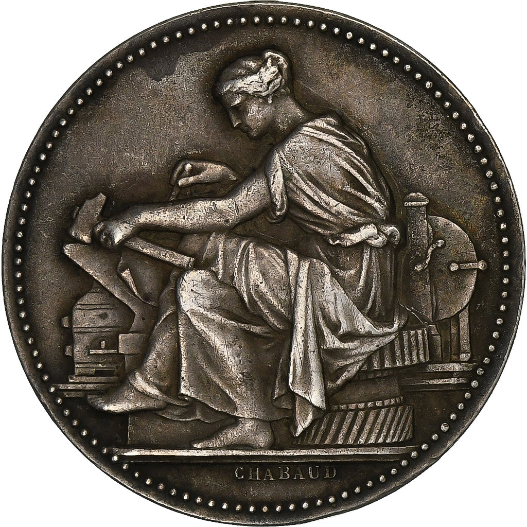 Francia, medaglia, Société Industrielle de Rouen, n.d., Argento, Chabaud, SPL-
