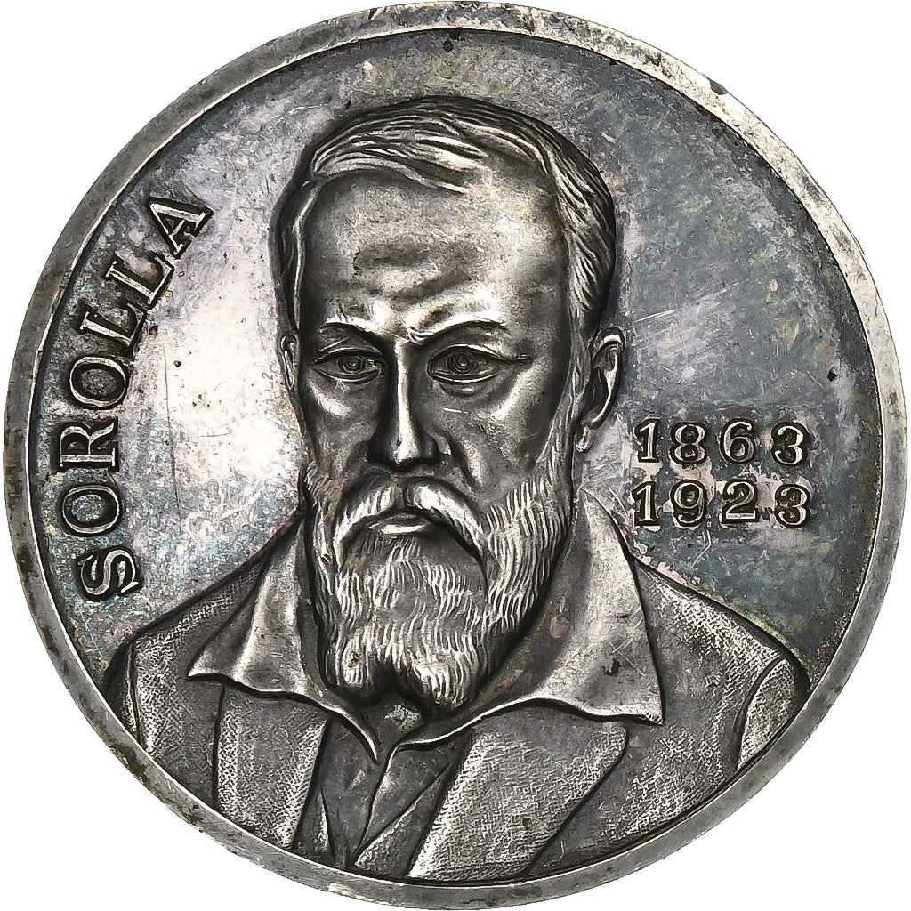 Spanien, Medaille, Joaquín Sorolla, Desnudo de Mujer, n.d., Silber, VZ