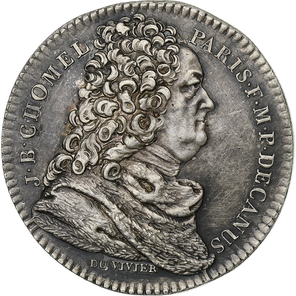 France, Token, P.-J.-B. Chomel, Doyen de la Faculté de Médecine, Paris, 1740