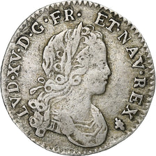 Frankreich, Louis XV, 1/12 Écu de France-Navarre, 1719, Bordeaux, Silber, S+