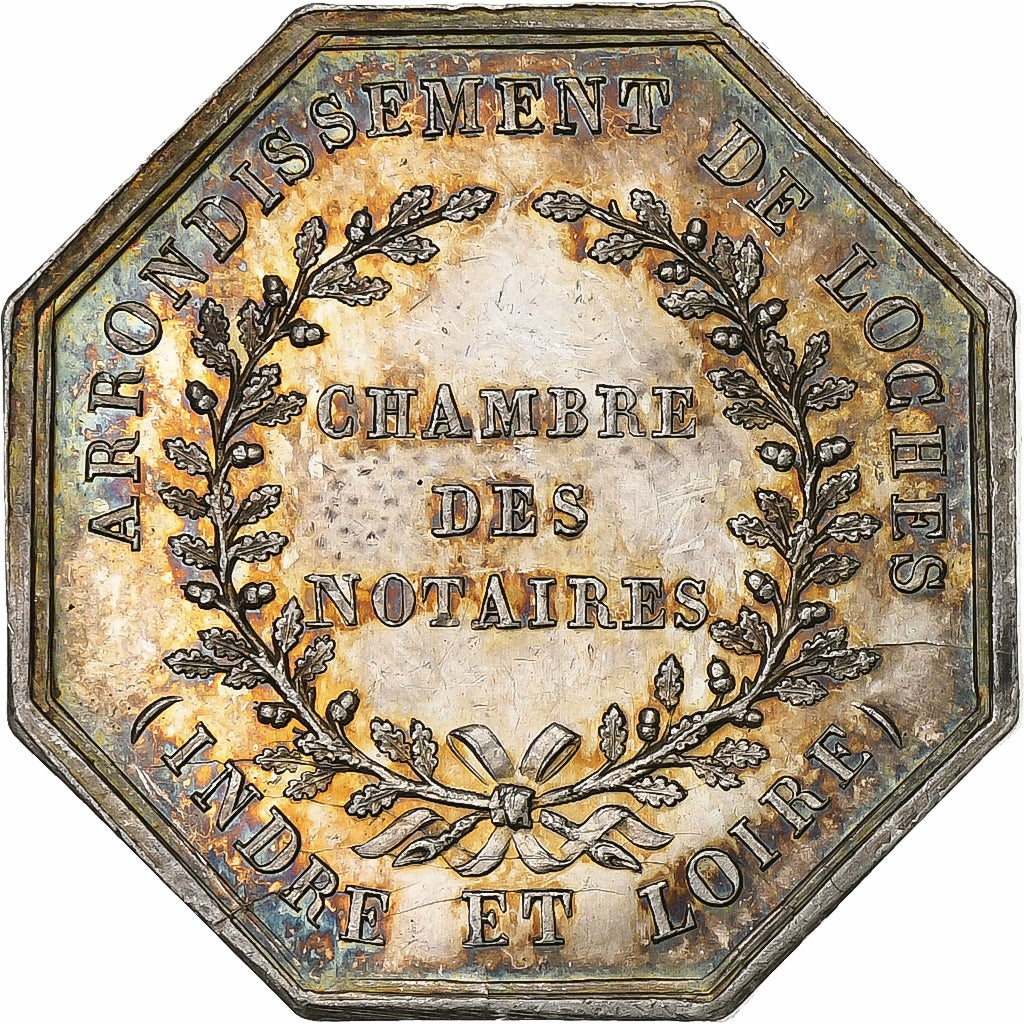 Francia, ficha, Notaires de l'Arrondissement de Loches, n.d., Argento, SPL-