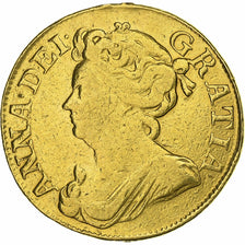 Great Britain, Anne, Guinea, 1711, London, Gold, VF(20-25), Spink:3574