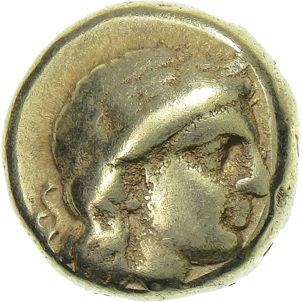 Lesbos, Hekte, ca. 377-326 BC, Mytilene, Elettro, MB+, HGC:6-1026