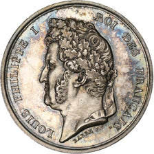 France, Token, Louis Philippe I, Arc de Triomphe, 1836, Silver, Barre, MS(60-62)
