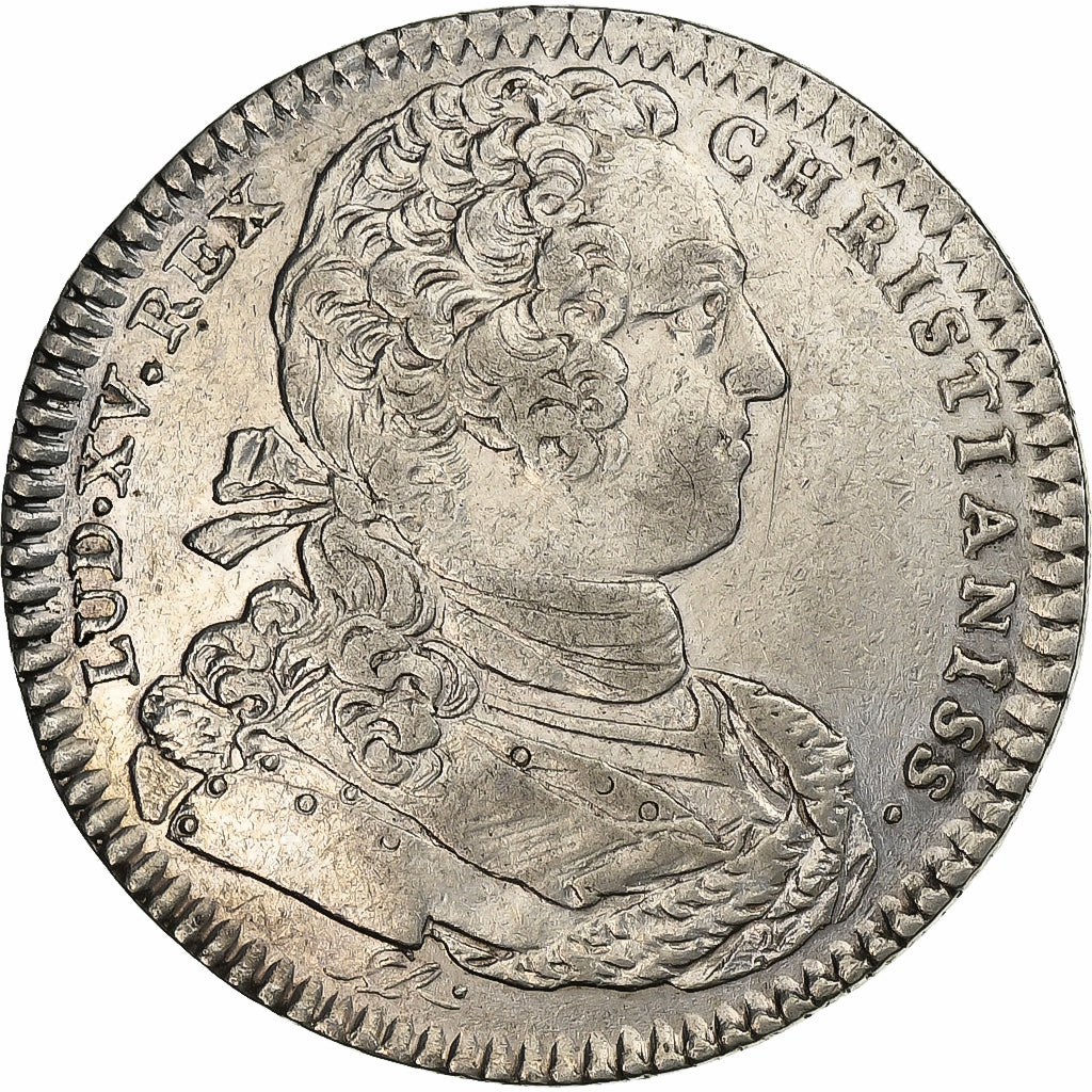France, Token, Louis XV, Extraordinaire des Guerres, 1733, Silver, EF(40-45)