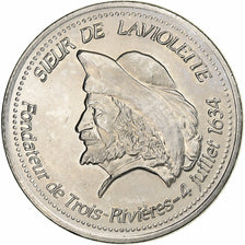Quebec, Dollar, Trois-Rivières, 350 Ans, Sieur de Laviolette, 1984, Acciaio