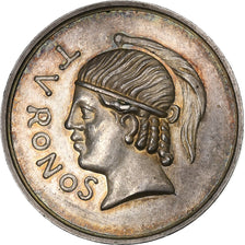 France, Jeton, Société Archéologique de Touraine, 1841, Argent, SUP, Barre
