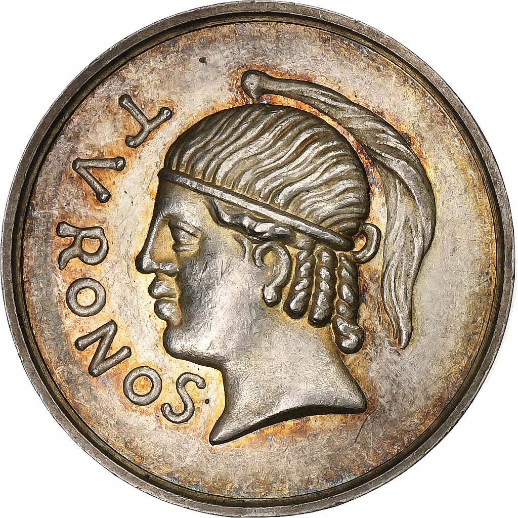 France, Token, Société Archéologique de Touraine, 1841, Silver, Barre