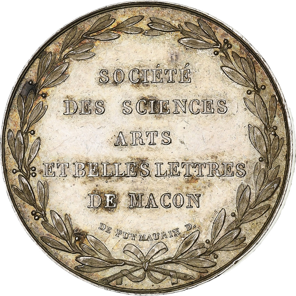 Francia, ficha, Société des Sciences, Art et Belles-Lettres, Macon, 1849