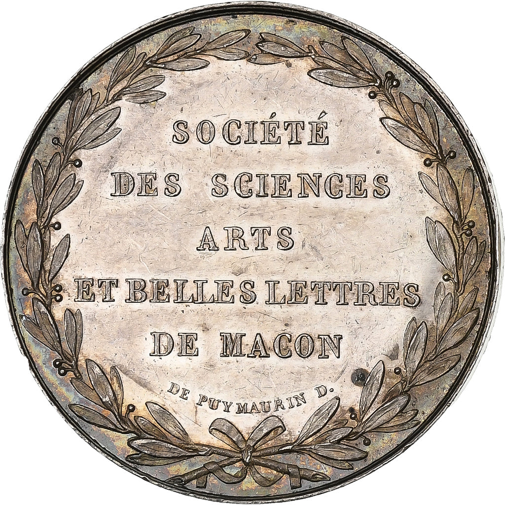 Francia, ficha, Société des Sciences, Art et Belles-Lettres, Macon, 1849