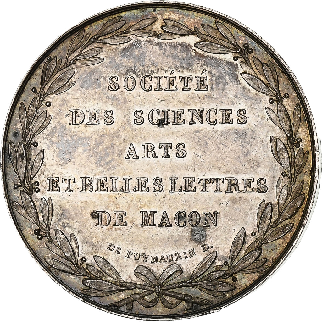 Francia, ficha, Société des Sciences, Art et Belles-Lettres, Macon, 1849