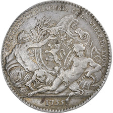Francia, ficha, Corporation, Commerce de draperie, Lyon, 1755, Argento, BB