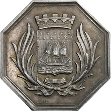 France, Token, Chambre de Commerce de Nantes, n.d., Silver, Barre, AU(55-58)