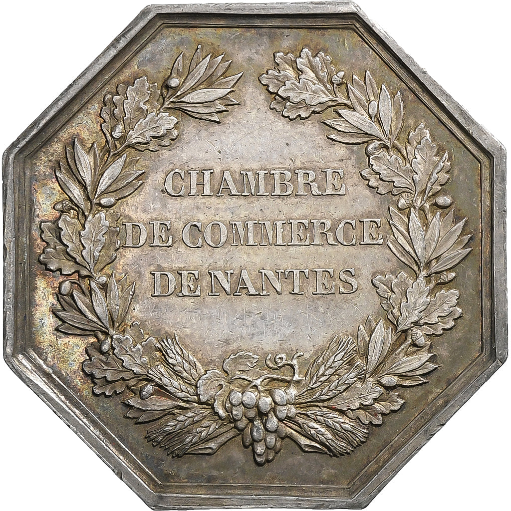 Francia, ficha, Chambre de Commerce de Nantes, n.d., Argento, Barre, SPL-