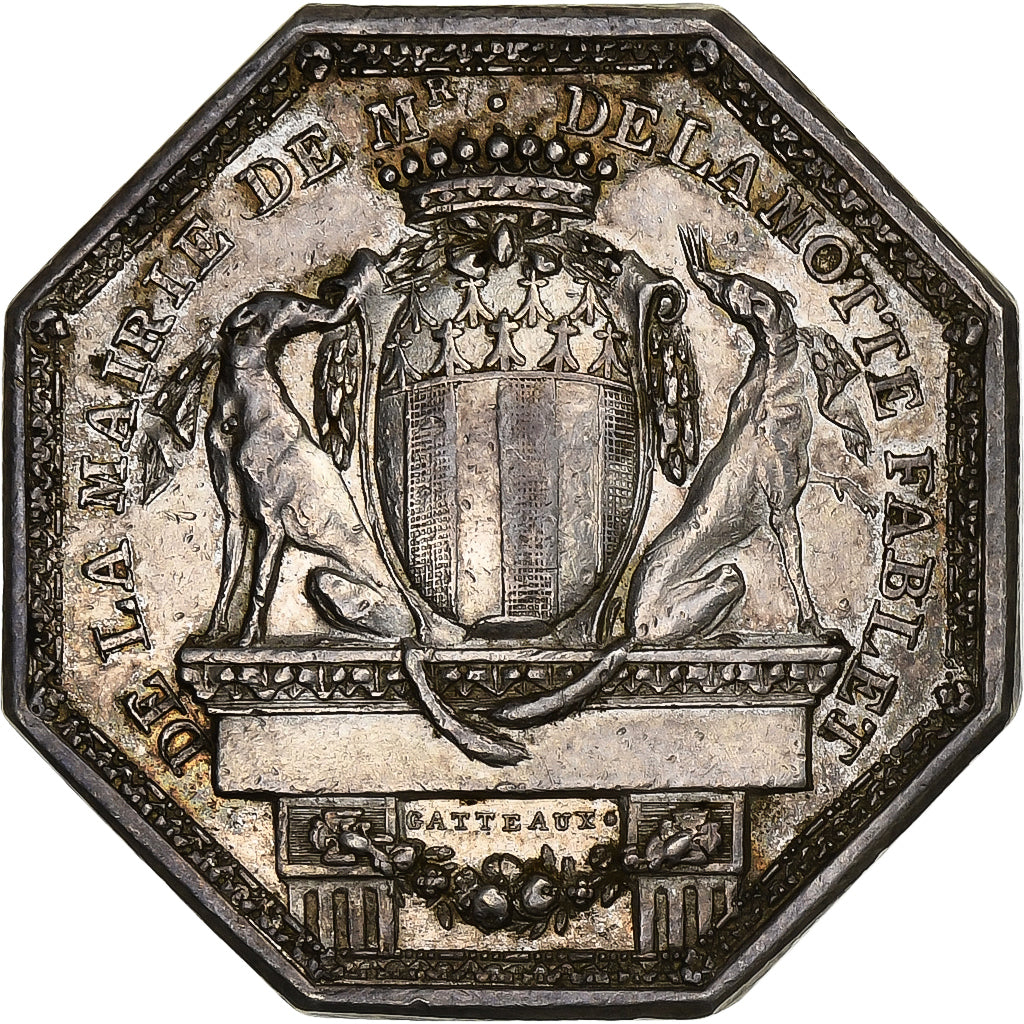 Frankreich, betaalpenning, Maires de Rennes, Yves de La Motte-Fablet, n.d.
