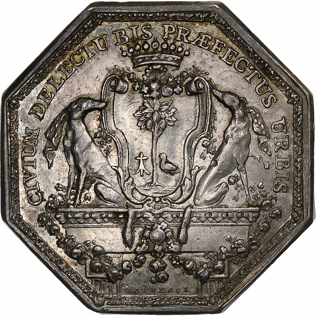 Frankreich, betaalpenning, Maires de Rennes, Yves de La Motte-Fablet, n.d.
