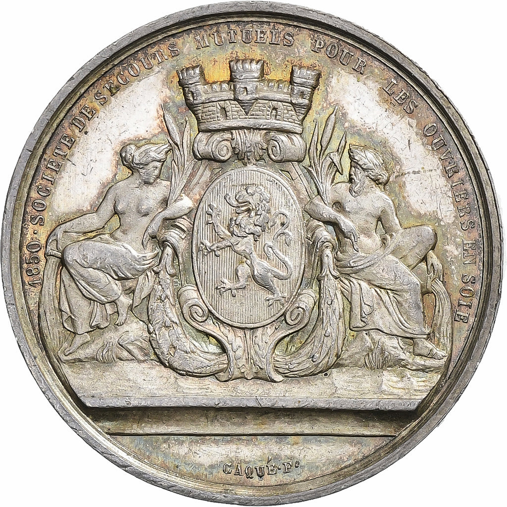 Francia, ficha, Louis-Napoléon Bonaparte, Secours Mutuels, Ouvriers en Soie