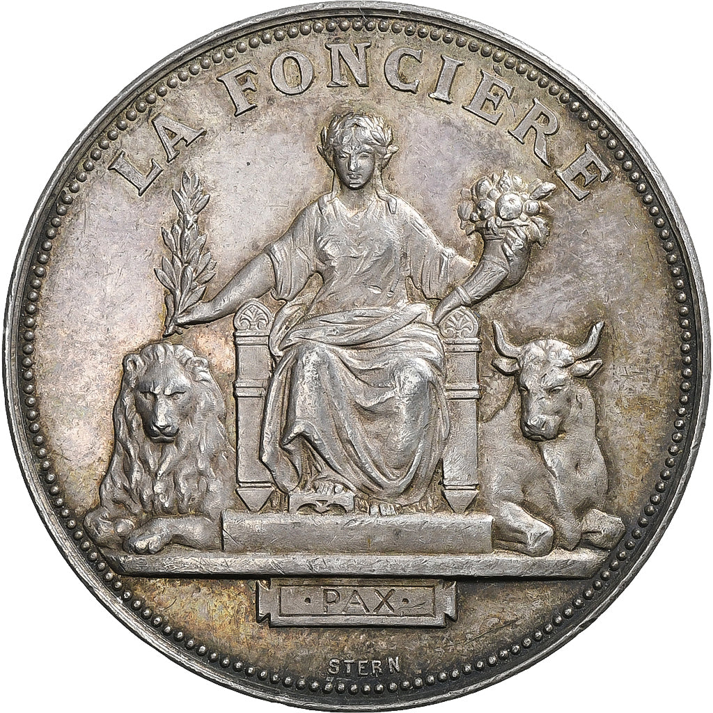 Frankreich, betaalpenning, La Foncière, Assurances sur la Vie, n.d., Silber