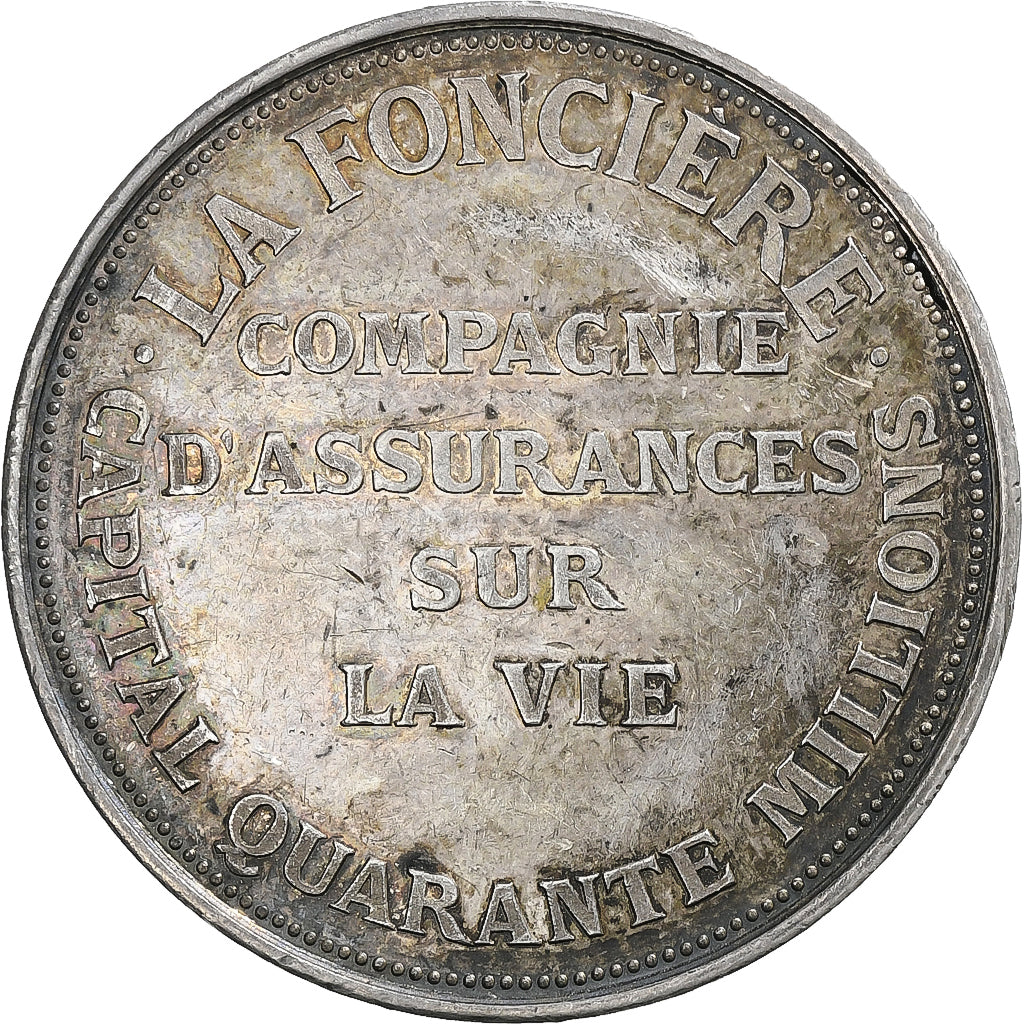 Frankreich, betaalpenning, La Foncière, Assurances sur la Vie, n.d., Silber
