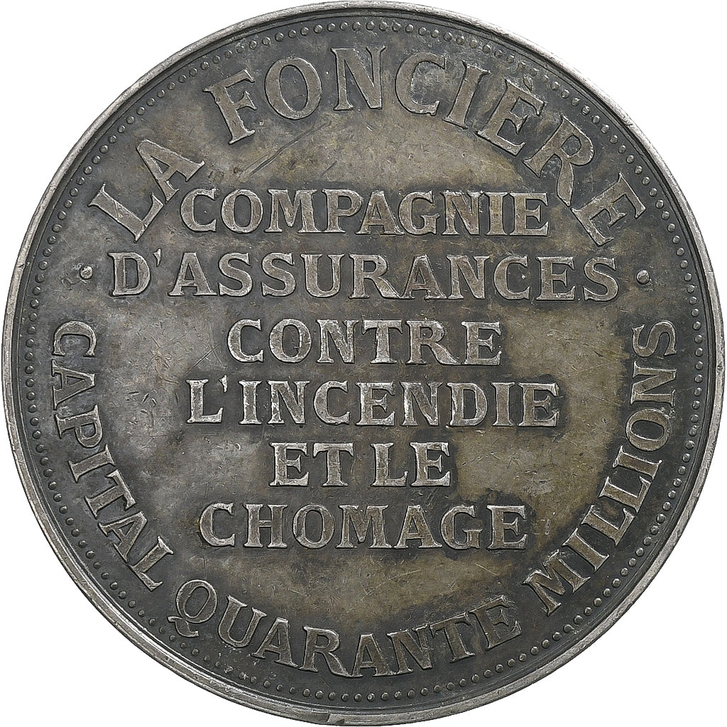 France, Token, La Foncière, Assurances contre l'Incendie & le Chomage, n.d.