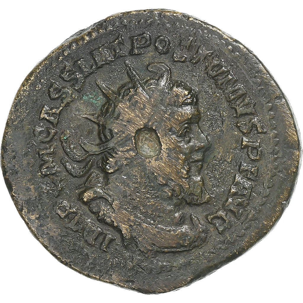 Postumus, Double Sestertius, 260-261, Trier, Bronze, VF(20-25), RIC:123