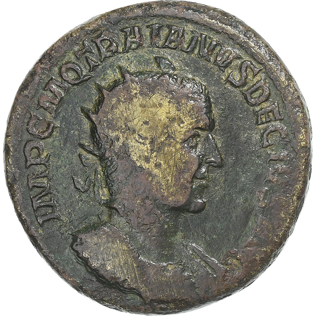 Trajan Decius, Double Sestertius, 249-251, Rome, Bronze, S, RIC:115a