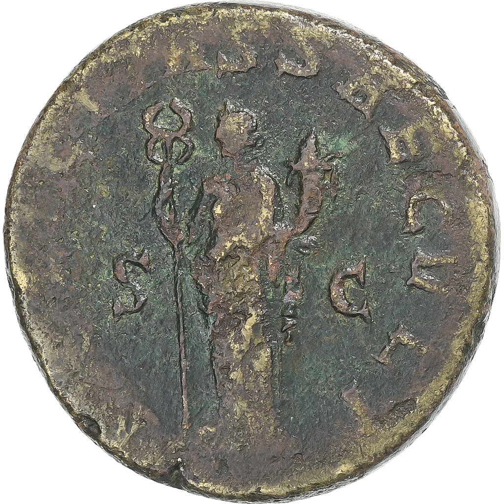 Trajan Decius, Double Sestertius, 249-251, Rome, Bronze, S, RIC:115a