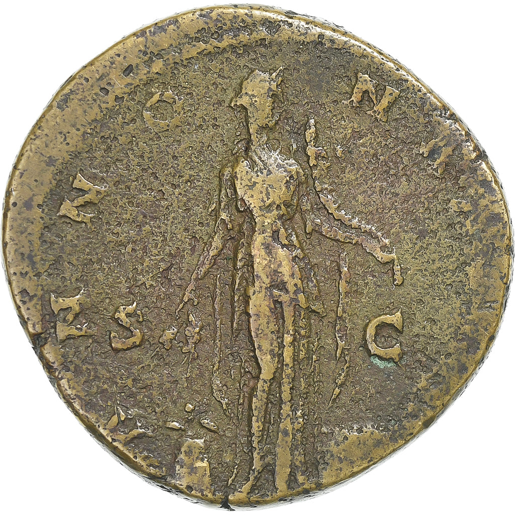 Antoninus Pius, Sestertius, 140-144, Rome, Bronze, VF(20-25), RIC:597a