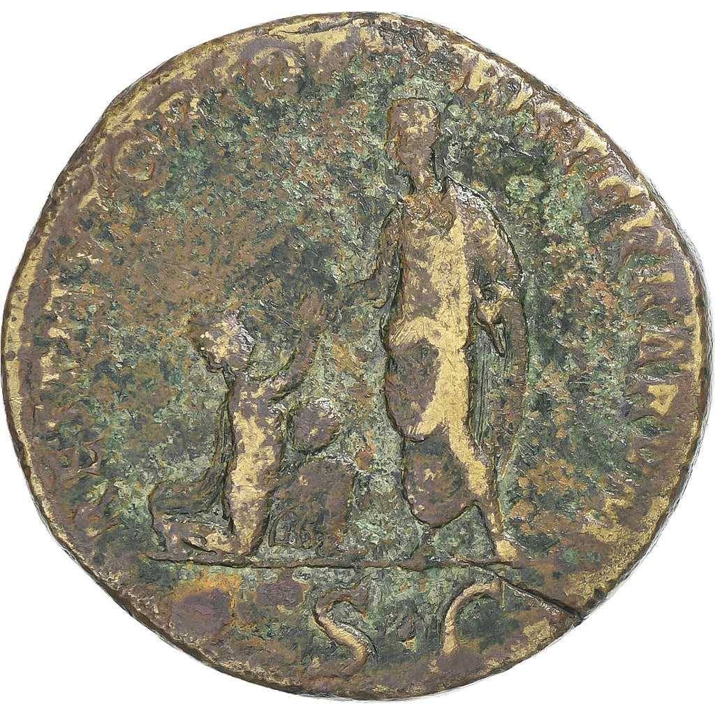 Hadrian, Sestercio, 120-121, Rome, Bronce, RIC:451