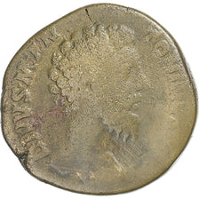 Divin Marc Aurèle, Sesterce, 180, Rome, Bronze, TB, RIC:656