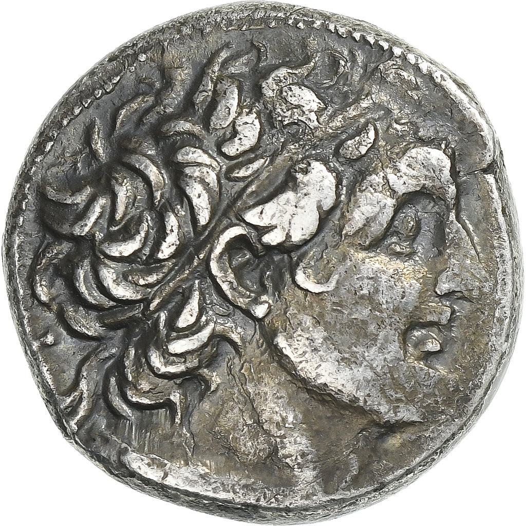 Egypt, Ptolemy XII, Tetradrachm, 59-58 BC, Alexandria, Argento, BB+