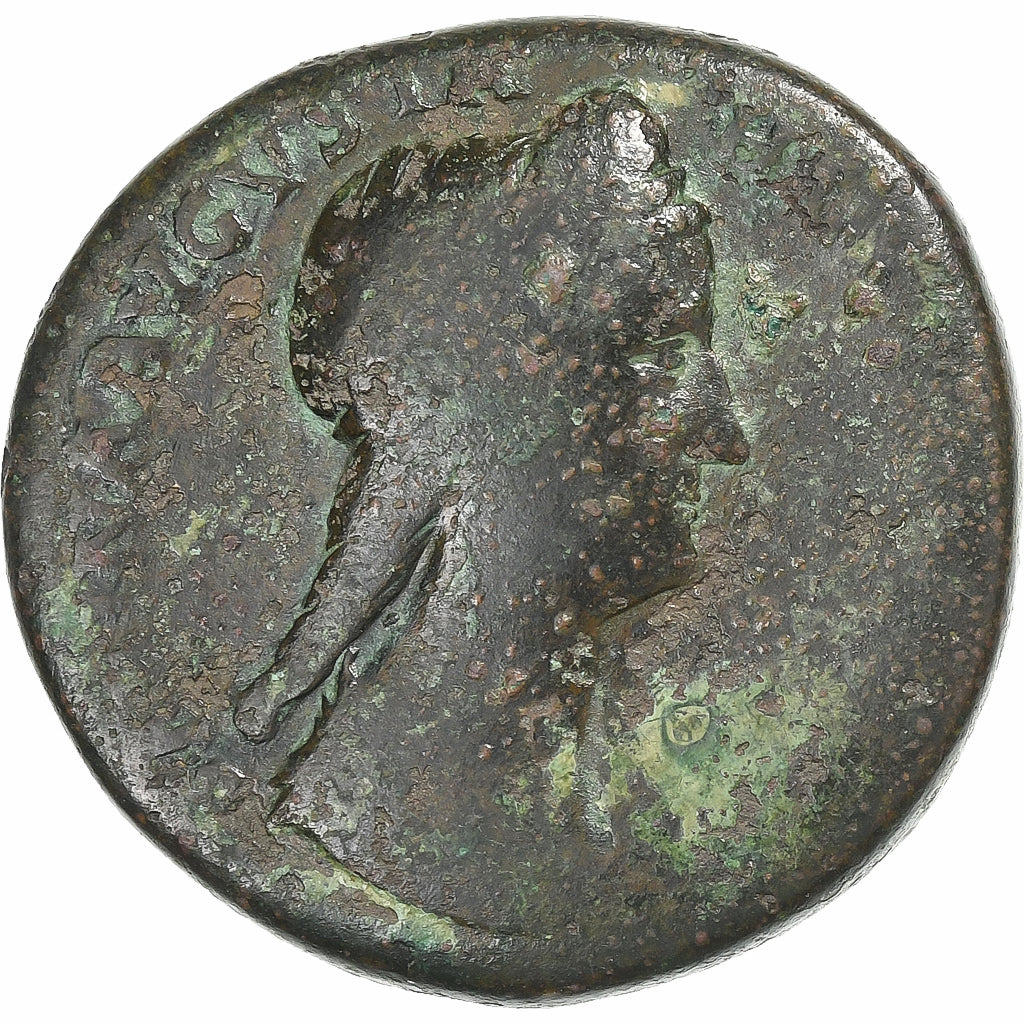 Sabine, Sestertius, 136, Rome, Bronzen, ZG+, RIC:2596