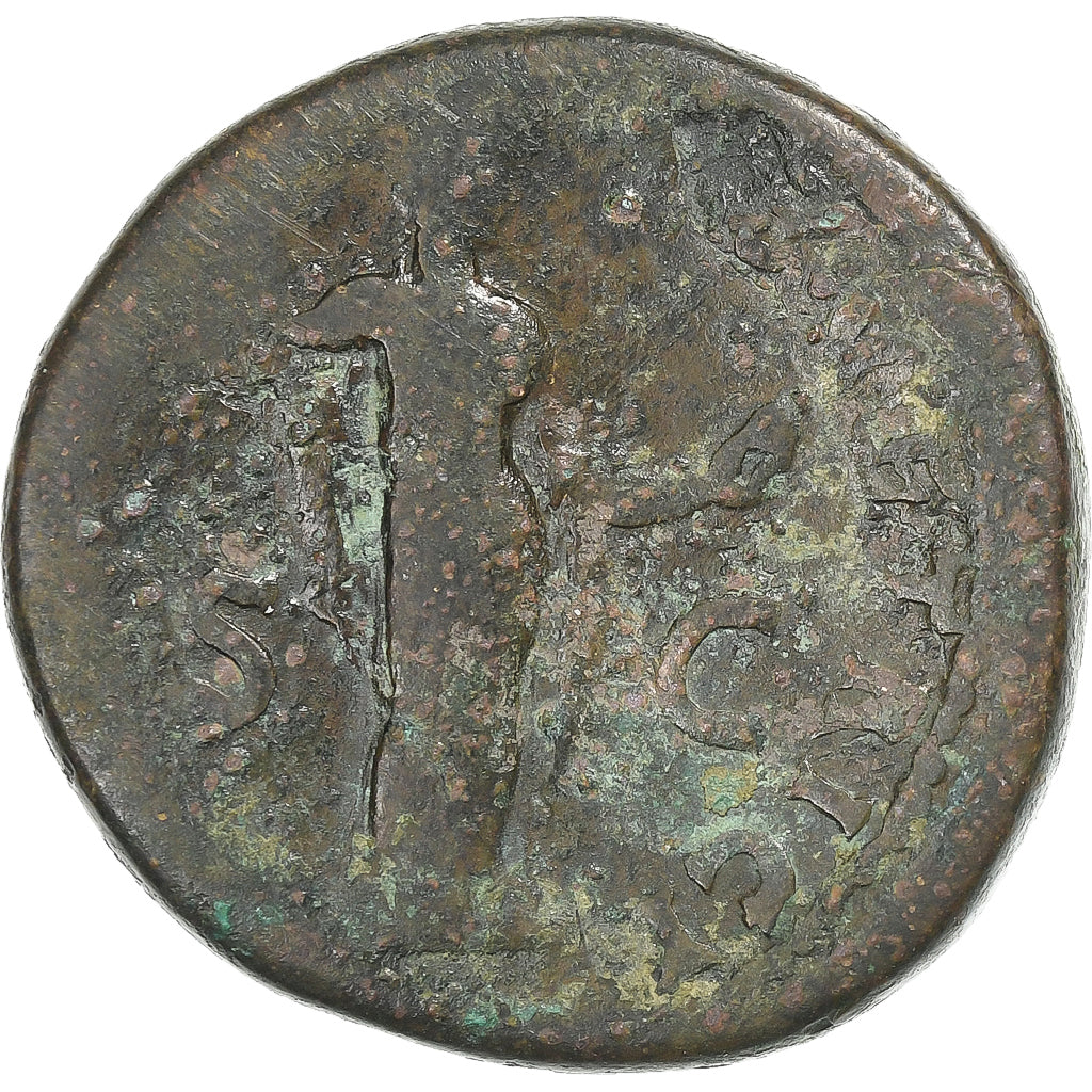 Sabine, Sestertius, 136, Rome, Bronzen, ZG+, RIC:2596