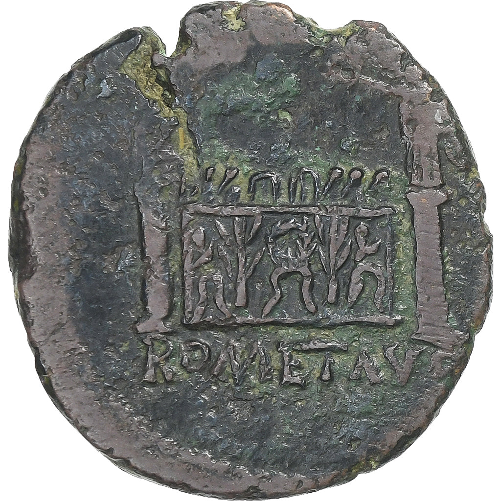 Augustus, As, 10-6 BC, Lugdunum, Brązowy, VF(30-35), RIC:230
