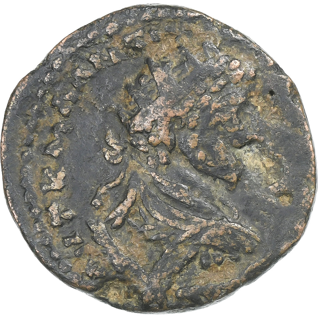 Mesopotamia, Caracalla, Æ Unit, 198-217, Carrhae, Bronce, BC+