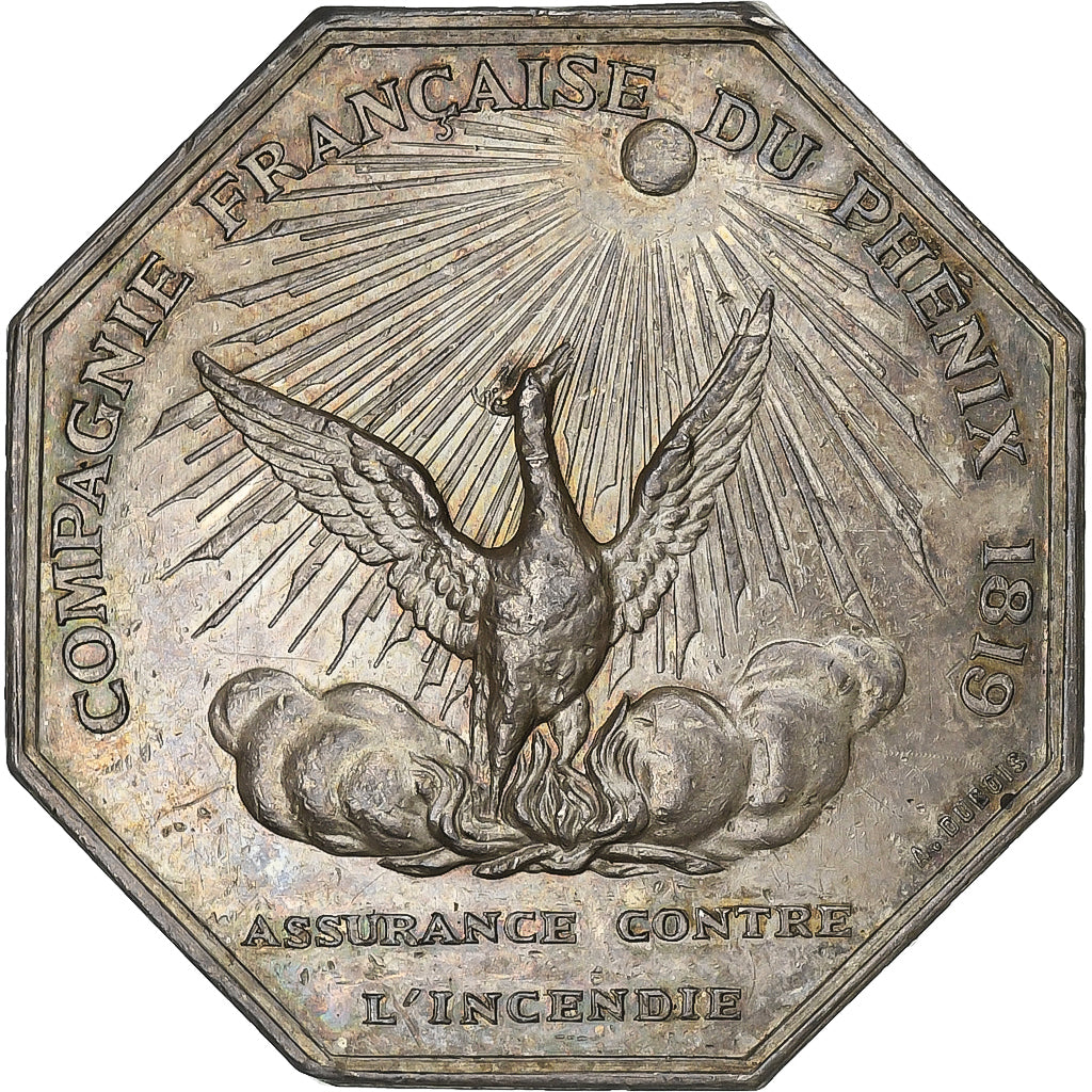 Francia, ficha, Le Phénix, Compagnie d'assurance contre l'incendie, 1819