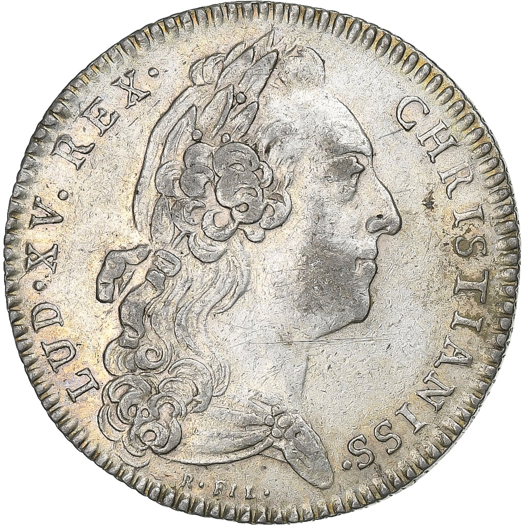 France, Token, Louis XV, Etats de Bretagne, 1772, Silver, AU(55-58)